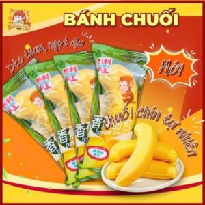 Bánh Chuối Nhân Kem Sữa – Vị Ngon Chuẩn Đài Loan