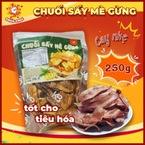 Chuối sấy mè gừng, Ghiền chill 250gram