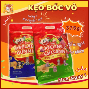 Kẹo Bóc Vỏ 375g – Ngọt Ngào Nhiều Hương Vị, Tiện Lợi Chia Sẻ