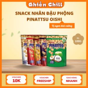 Snack nhân đậu phộng PINATTSU Oishi
