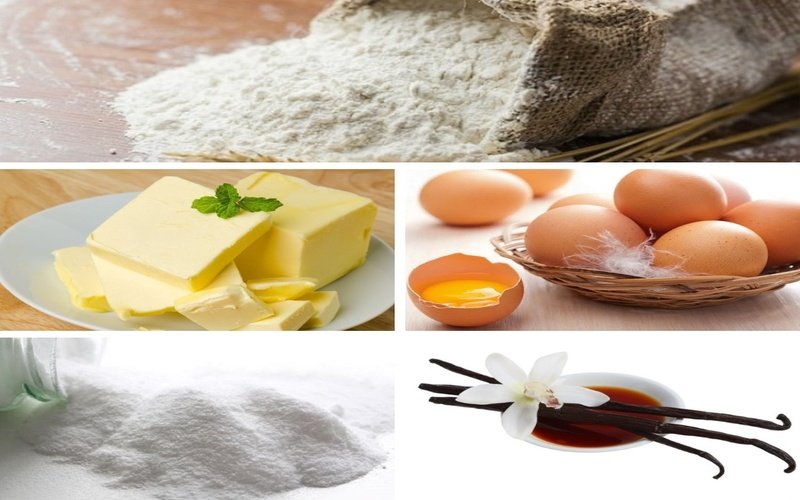 Thành phần chính trong bánh quy bơ là gì?