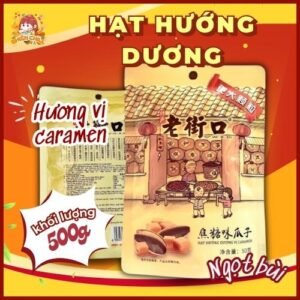 Hạt Hướng Dương Vị Caramel Ghiền Chill - Gói Lớn 500g