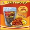 Khô Bò Sợi Mềm Đặc Sản Tây Ninh Vị Cay Đậm Đà Gói 250g