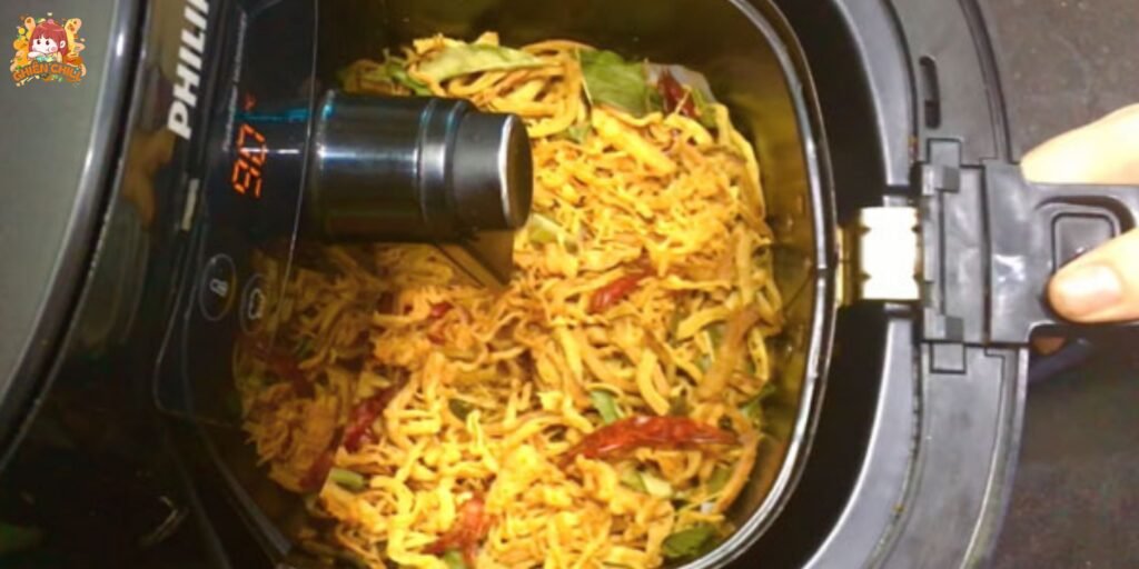 Ghiền Chill hướng dẫn cách làm khô gà bằng nồi chiên không dầu