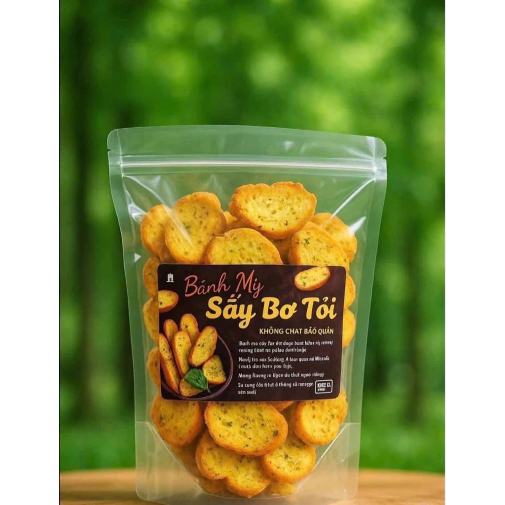 bánh mì sấy bơ tỏi