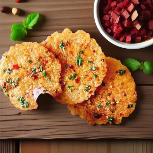 cơm cháy mỡ hành